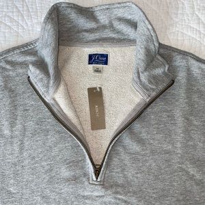 J. CREW Men’s Garmet-Dyed French Terry Half-Zip